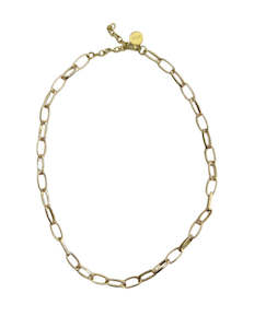 Jewellery: Gold Links Layering Necklace 50cm