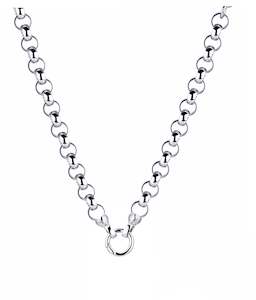 Kagi Silver Steel Me Necklace 49cm