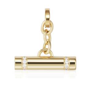 Kagi Gold Fob Pendant