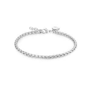 Silver Helix Petite Bracelet Adjustable