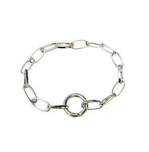 Silver Links Bracelet - M