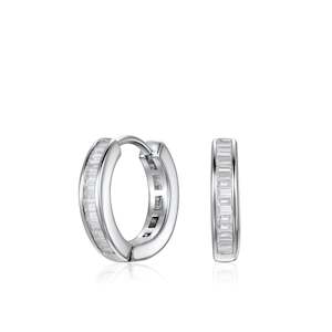 Jewellery: Silver Soho Huggies