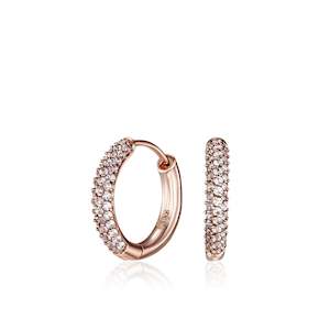 Jewellery: Kagi Rose Luxe Huggies