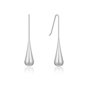 Silver Droplet Earrings