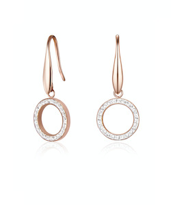 Kagi Rose Halo Earrings