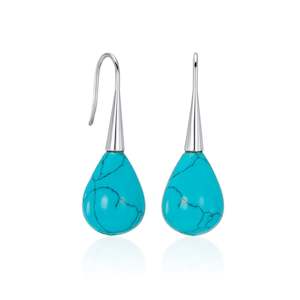 Turquoise Opera Earrings