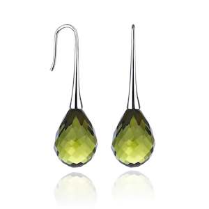 Peridot Opera Earrings