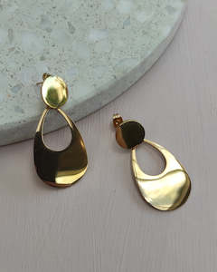 11k Gold Petal Earrings*