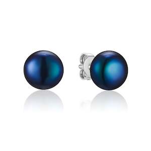 Kagi Blue Lagoon Pearl Studs