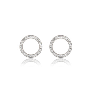 Kagi Silver Halo Ear Studs