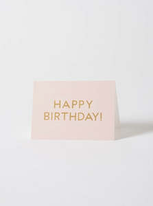 Jewellery: Happy Birthday Card