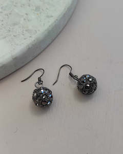 SAMPLE Jet Victoria Earrings