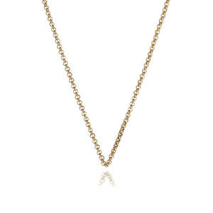 Gold Steel Me Petite Necklace 50cm