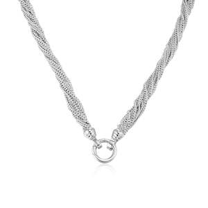 Silver Sahara Necklace 49cm*