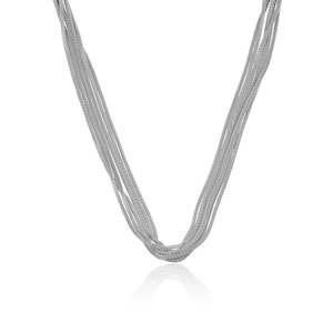 Last 1! Nova Necklace Silver 49cm