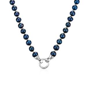 Blue Lagoon Pearl Necklace 49cm