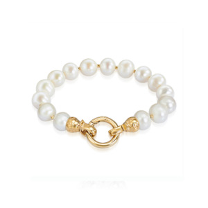 Kagi Gold Pearl Bracelet Medium