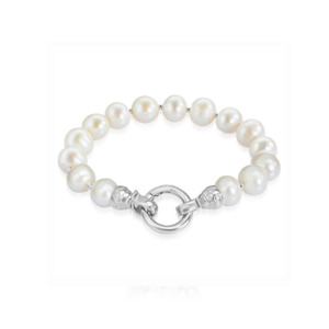 Jewellery: Cream Pearl Bracelet Medium