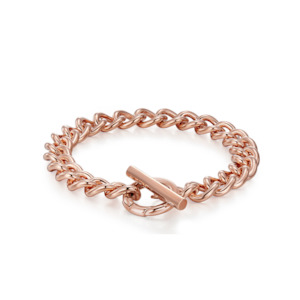 Jewellery: Rose Gold Curb Bracelet*