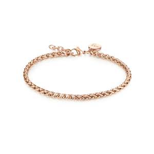 Rose Gold Helix Petite Bracelet Adjustable