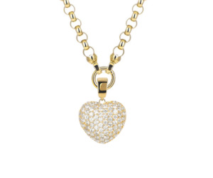 Gold Sparkle Forever Petite Pendant