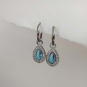 Bundle Deal! Celestine Aquamarine Ear Charms + Huggie Set!