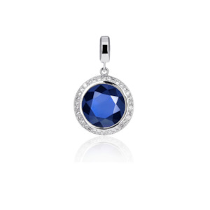 Sapphire Orbit Pendant - Large