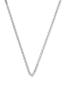 Silver Steel Me Petite Necklace 80cm