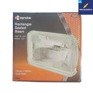 Ignite ISB6540 Rectangle Sealed Beam 12V Kaiapoi AutoElectric