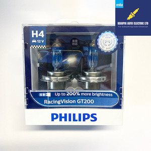 PHILIPS H4 Racing Vision GT200 Bulbs Kaiapoi AutoElectric