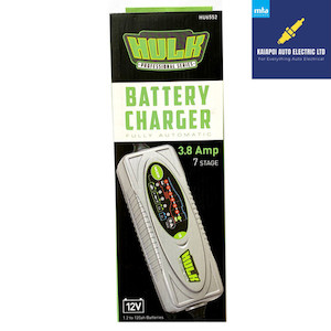 Hulk HU6552 Battery Charger 12v 7 Stage 3.8amp Fully Automatic Kaiapoi AutoElectric