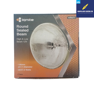 Ignite ISB5337 Round Sealed Beam 12V Kaiapoi AutoElectric