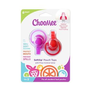 2 ChooMee SoftSip Silicone Lids