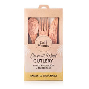 CaliWoods Coconut Wood Cutlery