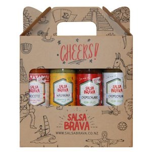 Specialised food: Salsa Brava Gift Box of four 250g bottles