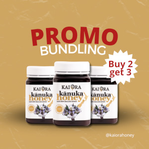 Buy 2, Get 3 Kanuka 500g!