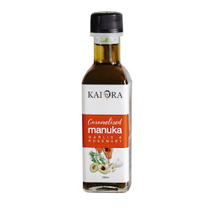 Sauci Honey Mānuka Garlic & Rosemary Infused Oil