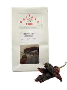 Dried Chipotles - Manuka smoked jalapenos 40g