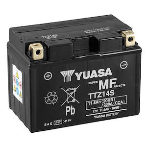 Yuasa: TTZ14S  Non-DG Factory Sealed Battery Yuasa