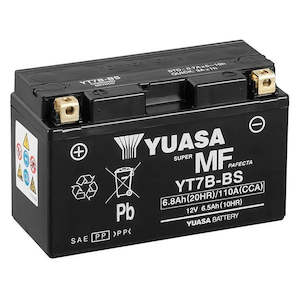 YT7B-BS Non-DG Factory Sealed Battery Yuasa. Alt: YT7B4 ^ (YT7BBS)