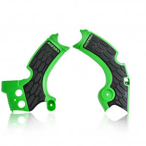 X-Grip Frame Guard Kawasaki KX450F/X 24 Black-Green Acerbis (26096.377)