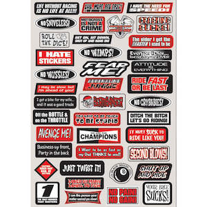 FACTORY EFFEX  Fun Phrases Sticker Kit