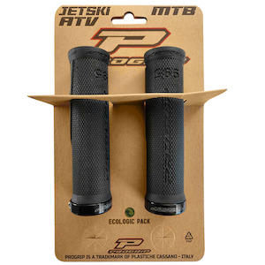 Lock on Grips Black 22 22mm ATV Jetski MTB Progrip (PG995B)