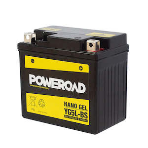 YG5L-BS Non-DG Nano Gel Battery Poweroad. Alt: YTX5LBS ^ (CYG5LBS)