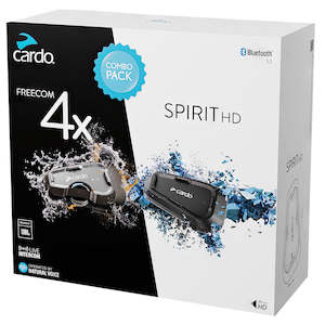 Cardo: Cardo FREECOM 4X & SPIRIT HD Combo Pack