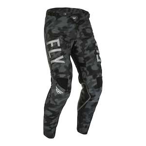 Fly Racing 2022 Kinetic Special Edition Tactic Pant - Black / Grey Camo