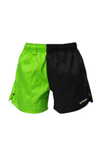 Work clothing: Kaiwaka Kids Shorts - Green and Black