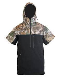 Work clothing: Weathershield Camo Short Sleeve Hoodie