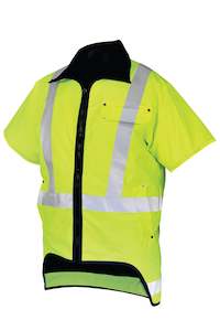 Work clothing: Tufflex Hi-Viz short sleeve vest