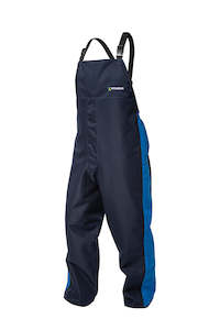 Work clothing: Stormforce Blue Bib Overtrousers